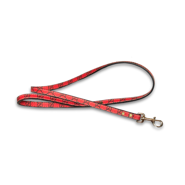 PAWCCI ROCKSTAR RED HARNESS & LEASH SET